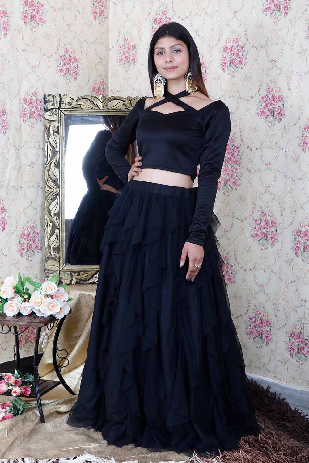 Babyonlinedress Knee Length Ball Gown Layers Soft Tulle Skirt for Women,  Black, One Size : Amazon.in: Clothing & Accessories