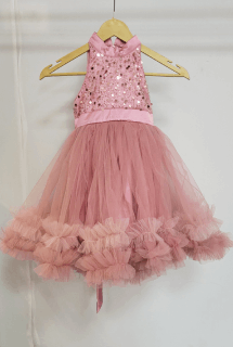 Pink Ruffles Dress