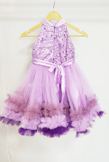 Lavender Ruffles Dress