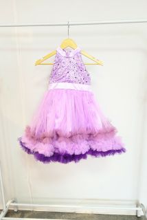 Lavender Ruffles Dress