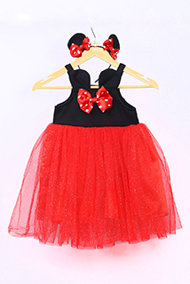 Minie Mouse Shimmer Net Dress