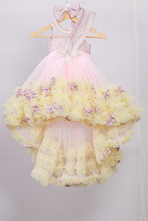 Pink and Yellow Cindrella Dress