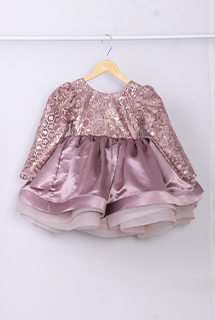 Lavender Fluffy Dress