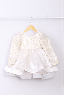 White Fluffy Dress
