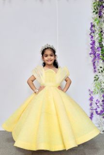 Yellow Princess Ball Gown.