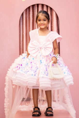 Mermaid Theme Wire Neck Dress