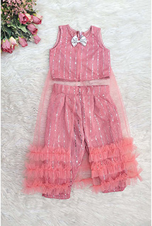 Pink Party Wear Coord Set