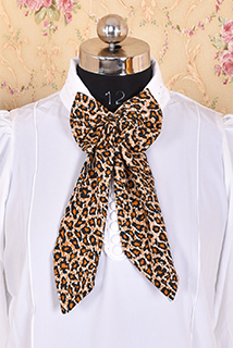 Animal print bow tie
