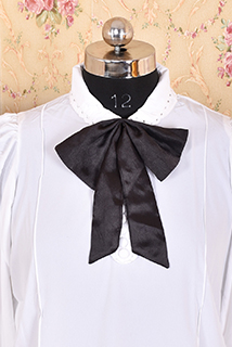 Black bow hanging tie