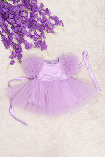 Lavender Cute Shimmery Dresses