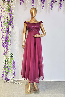 Wine Party Gown