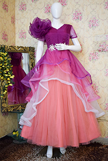 Layered Organza Barbie Gown