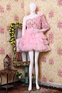 Blush Pink Barbie Dress