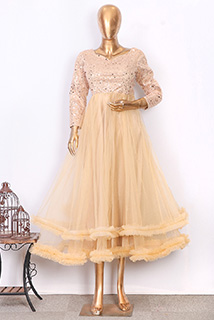 Golden Party Wear Gown
