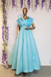 Light Blue Princess Ball Gown